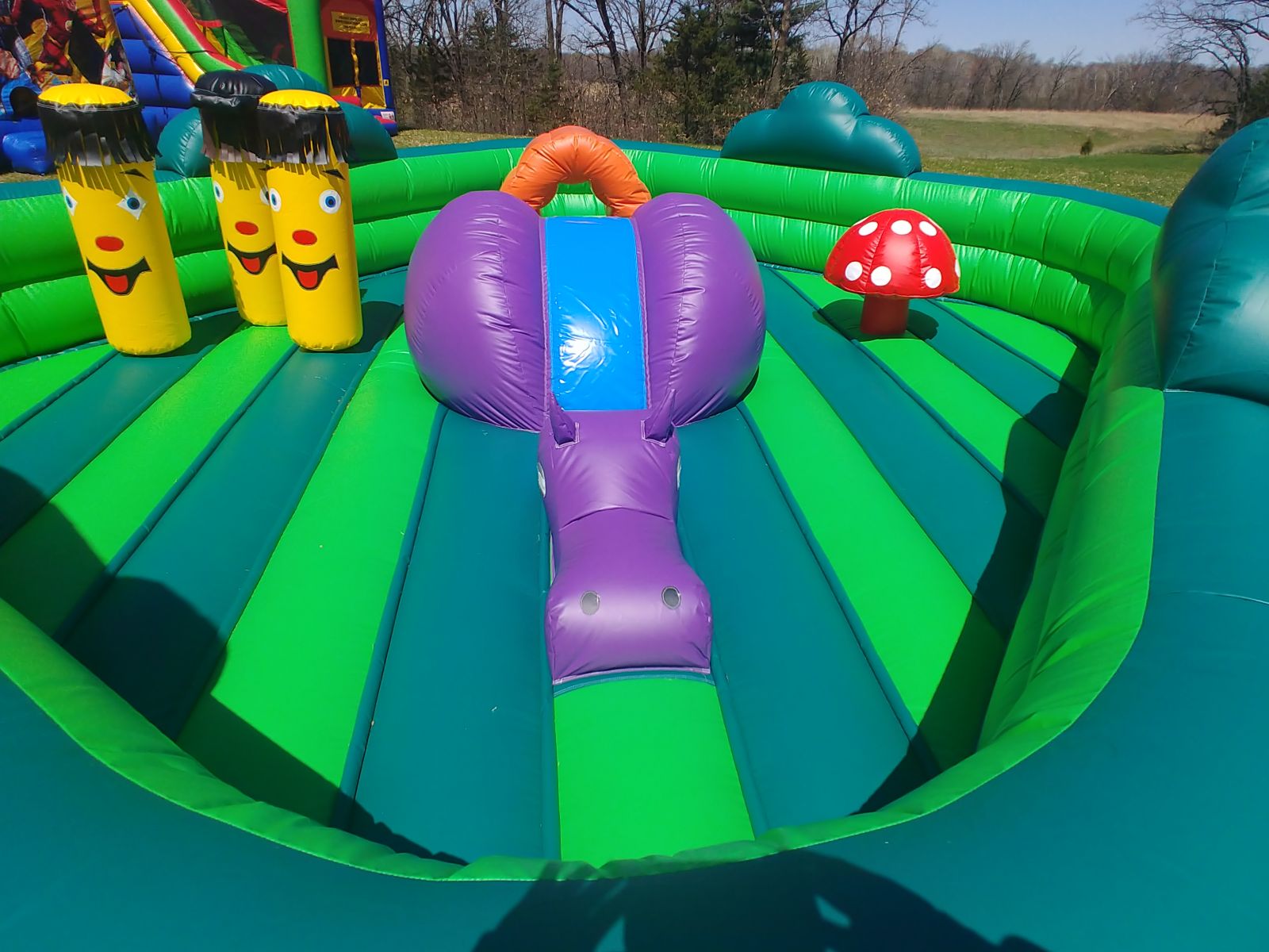 Bounce House for toddlers with small slide, tunnels, obstacles, and more!